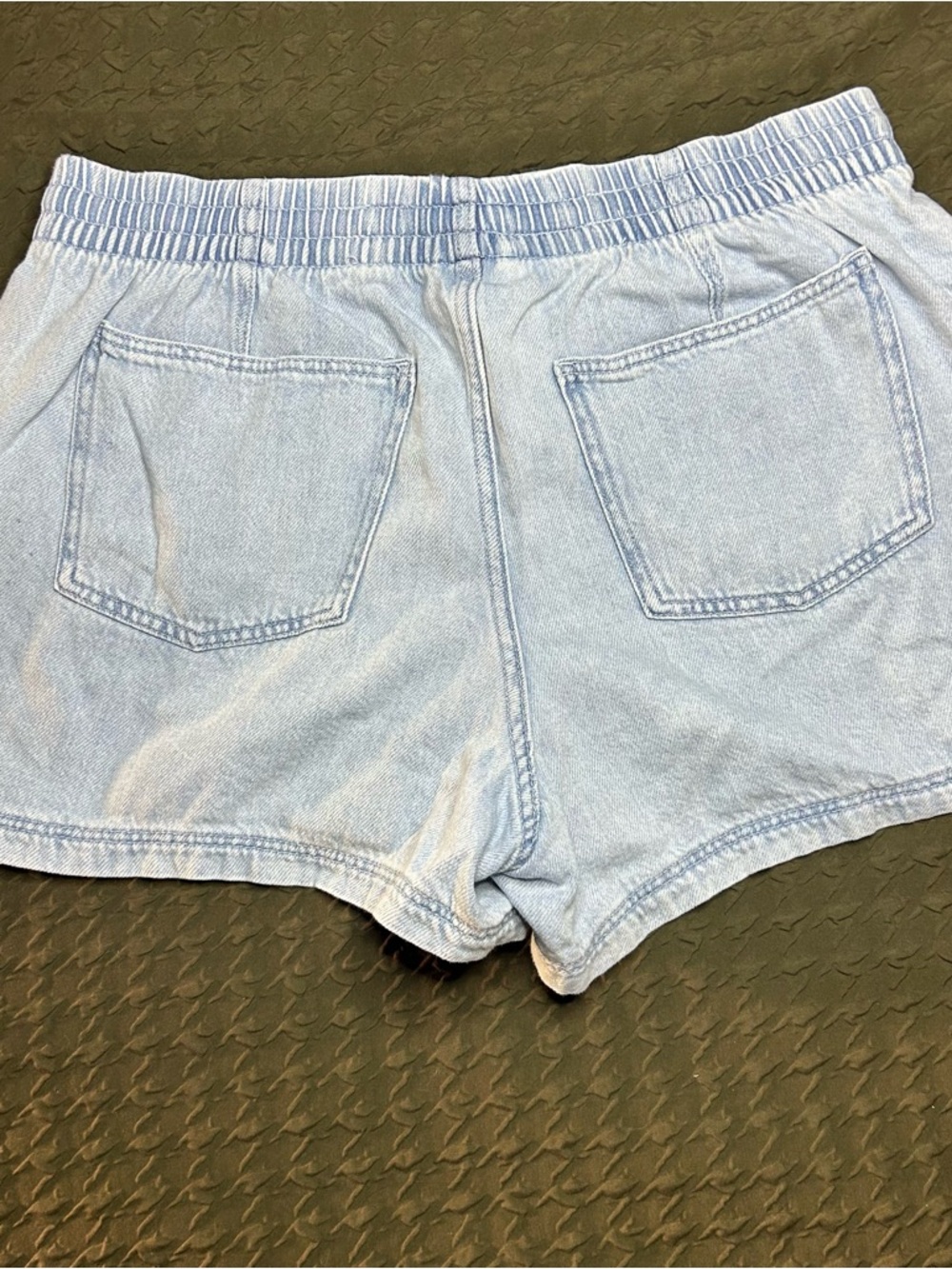 Universal Thread Light Blue Denim Drawstring Shorts - Picture 2 of 6